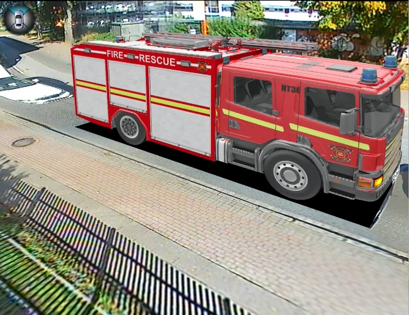 Feuerwehr im Stadtverkehr