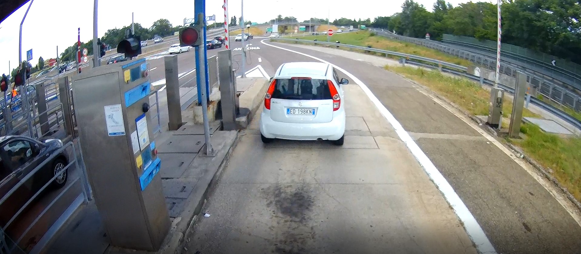 Fahrt auf der Autobahn