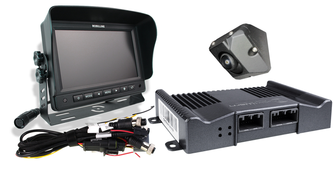 Rückfahrassistent nach UN ECE R158 – 210° KI-Kamera für Nutzfahrzeuge