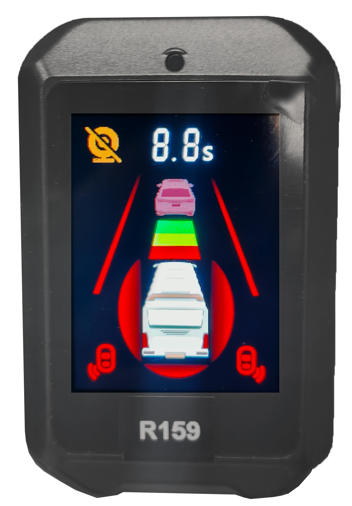 Anfahrassistent nach UN ECE R159 – MOIS Display für LKW