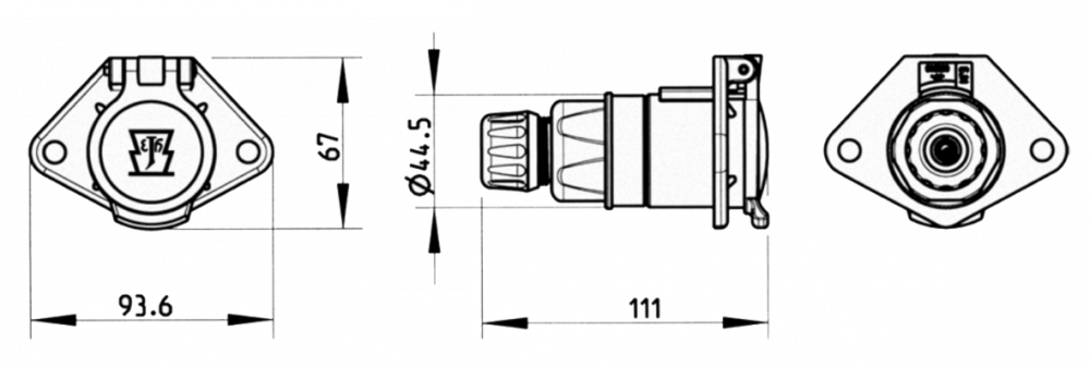 7P/24V Maße