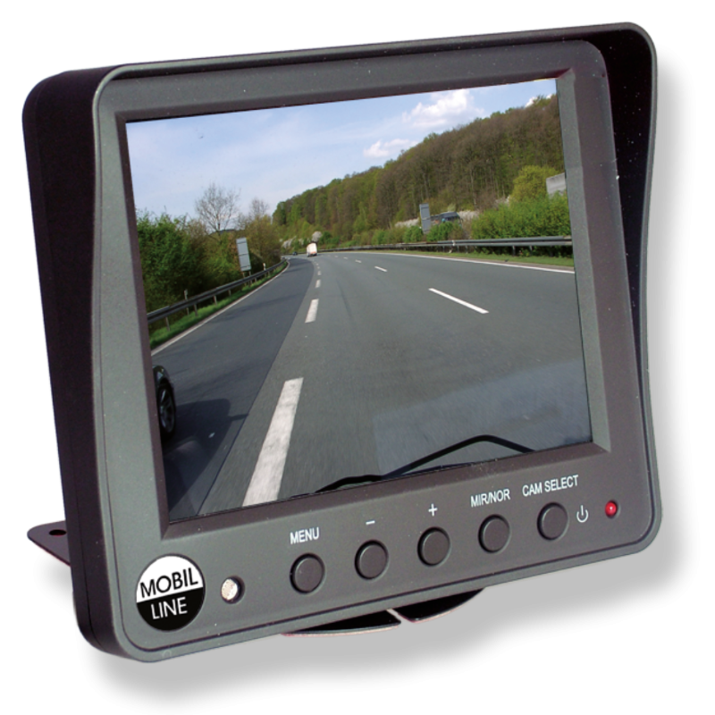 TFT256AHD ~ 5,6"-AHD System-Monitor mit integrierter Control-Box für 2 Kameras